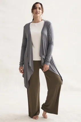 Luxe Wide Leg Pants - Dark Olive