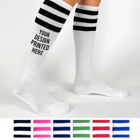 Make Your Own Custom Printed Knee High Socks - Medium