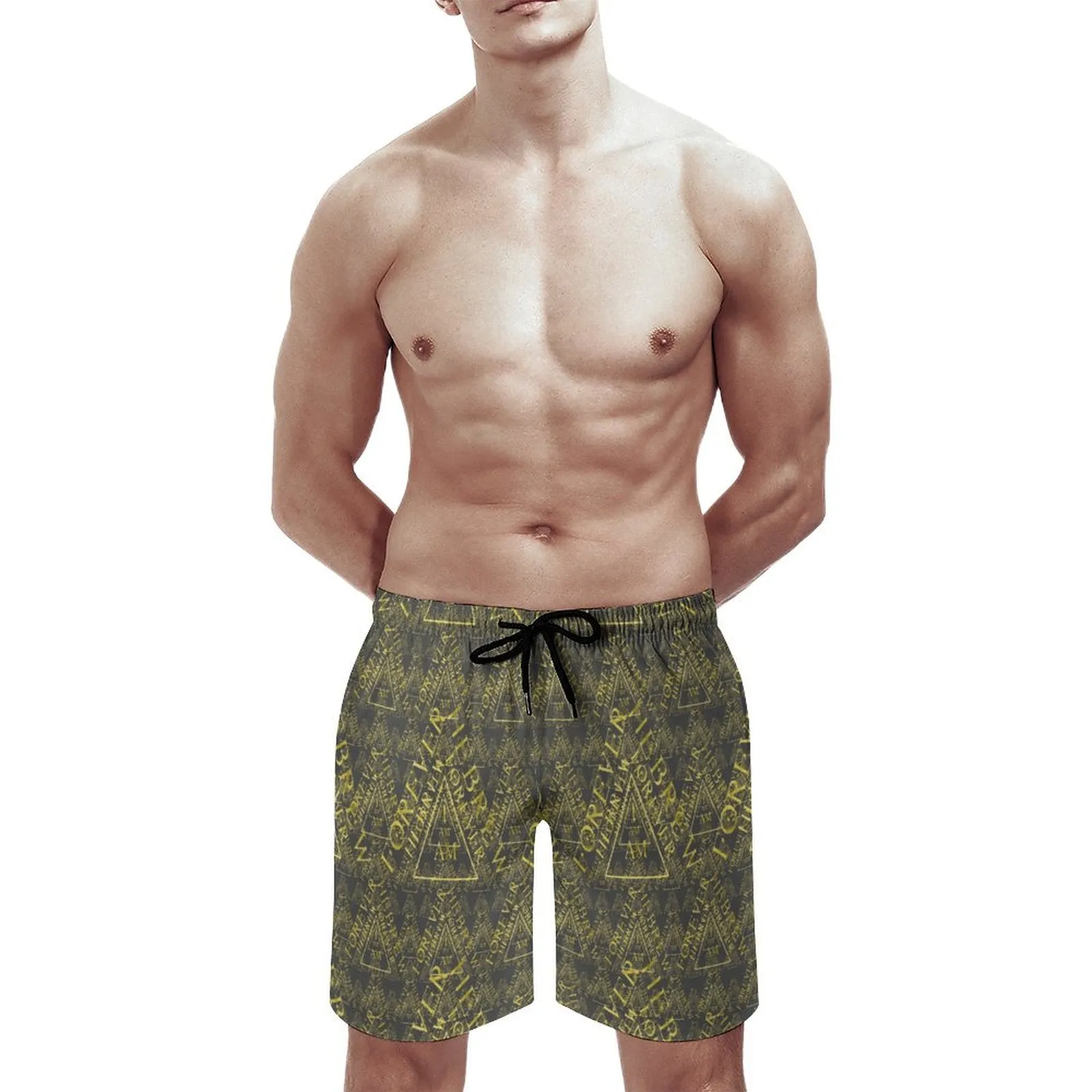 I AM HEBREW 03-01 Men's Designer Board Shorts