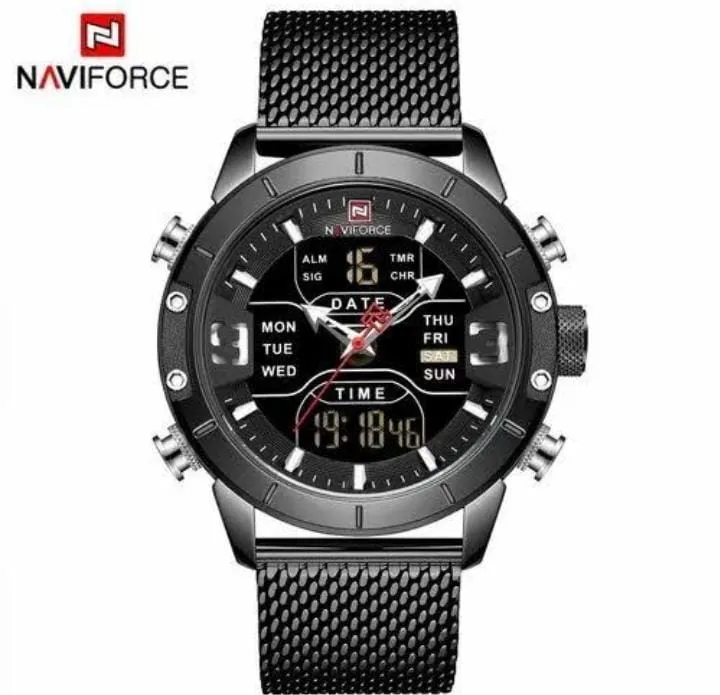 Naviforce Men Watch with Calendar Display