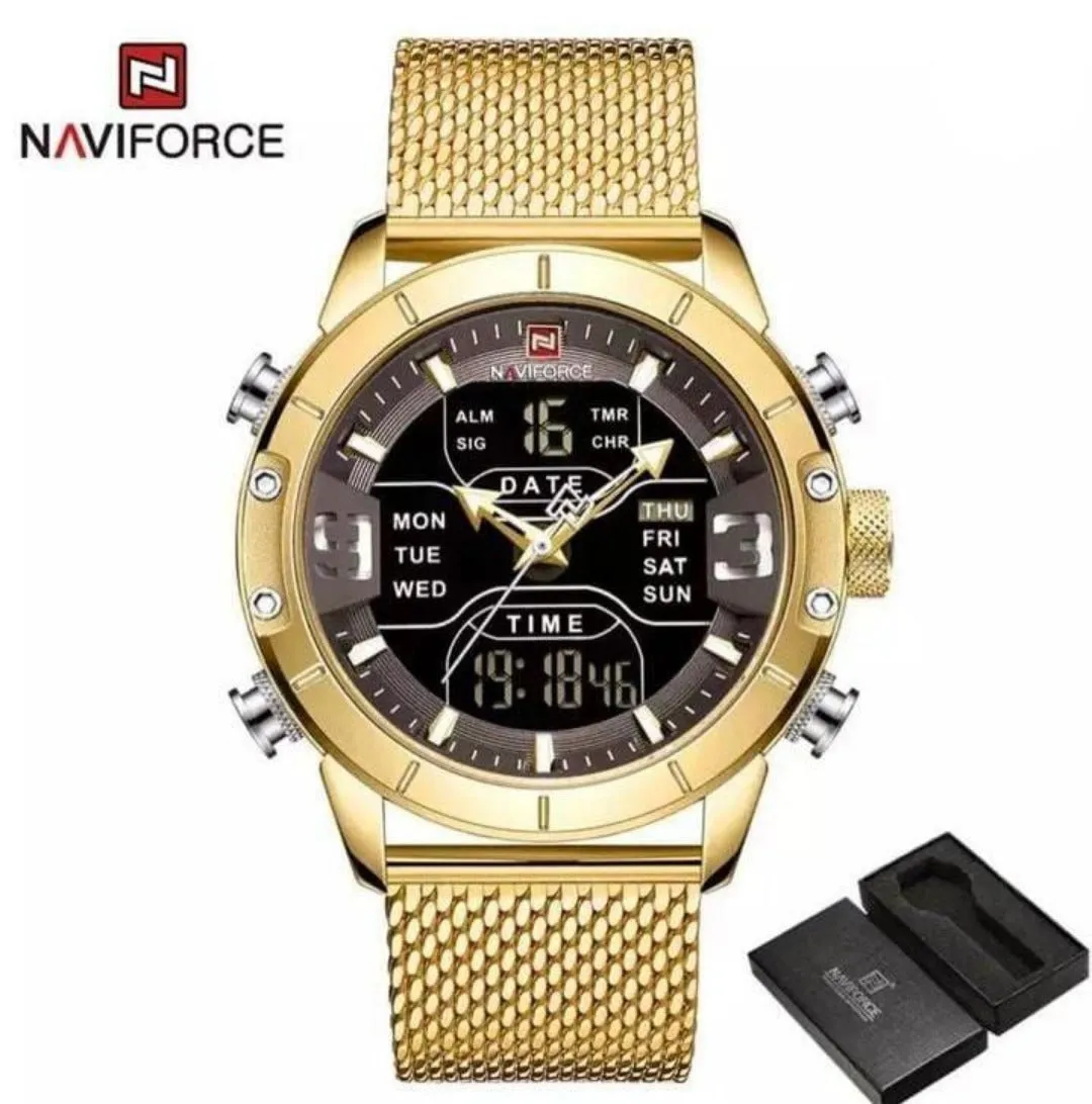 Naviforce Men Watch with Calendar Display