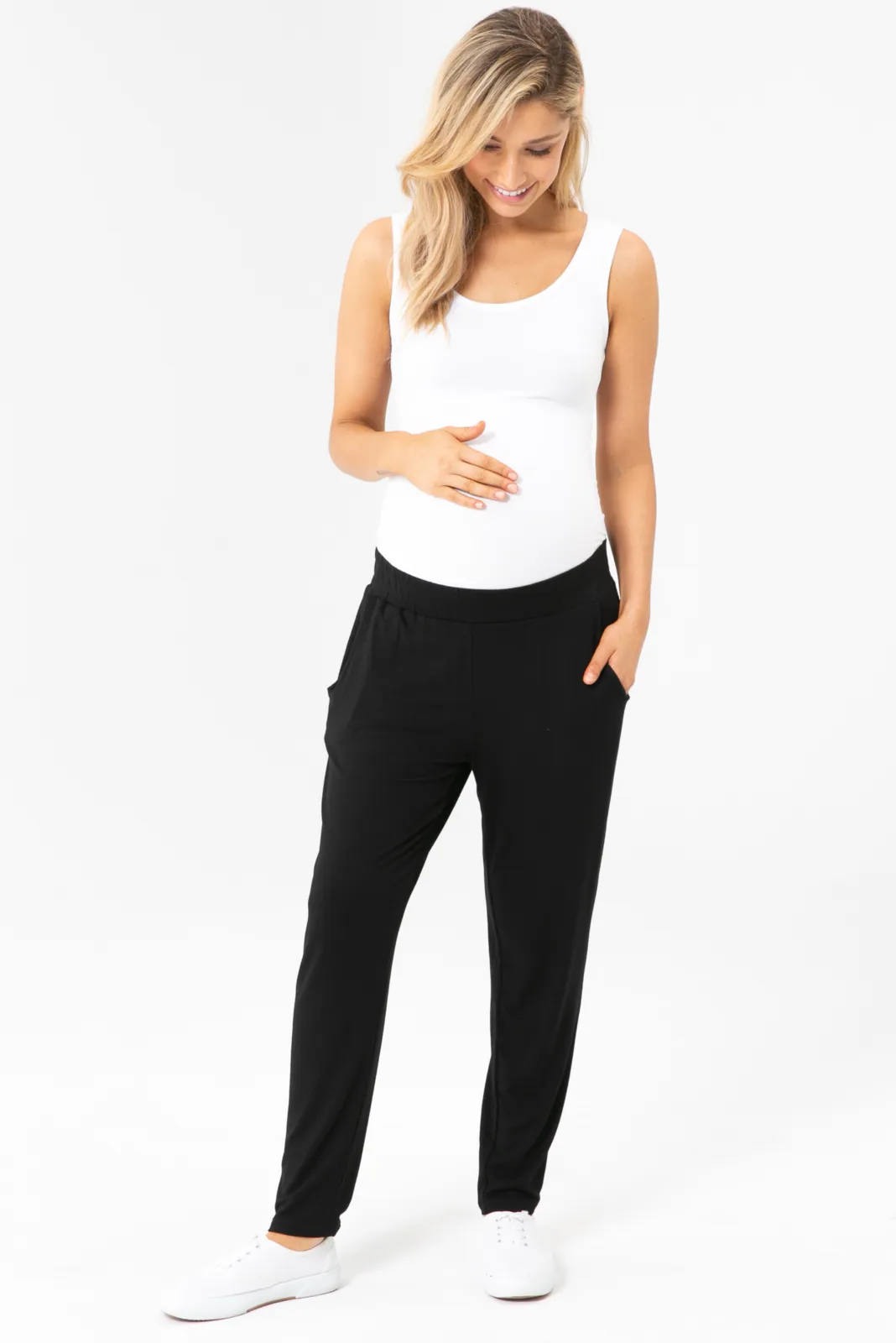 Peggy Bamboo Trouser - Black