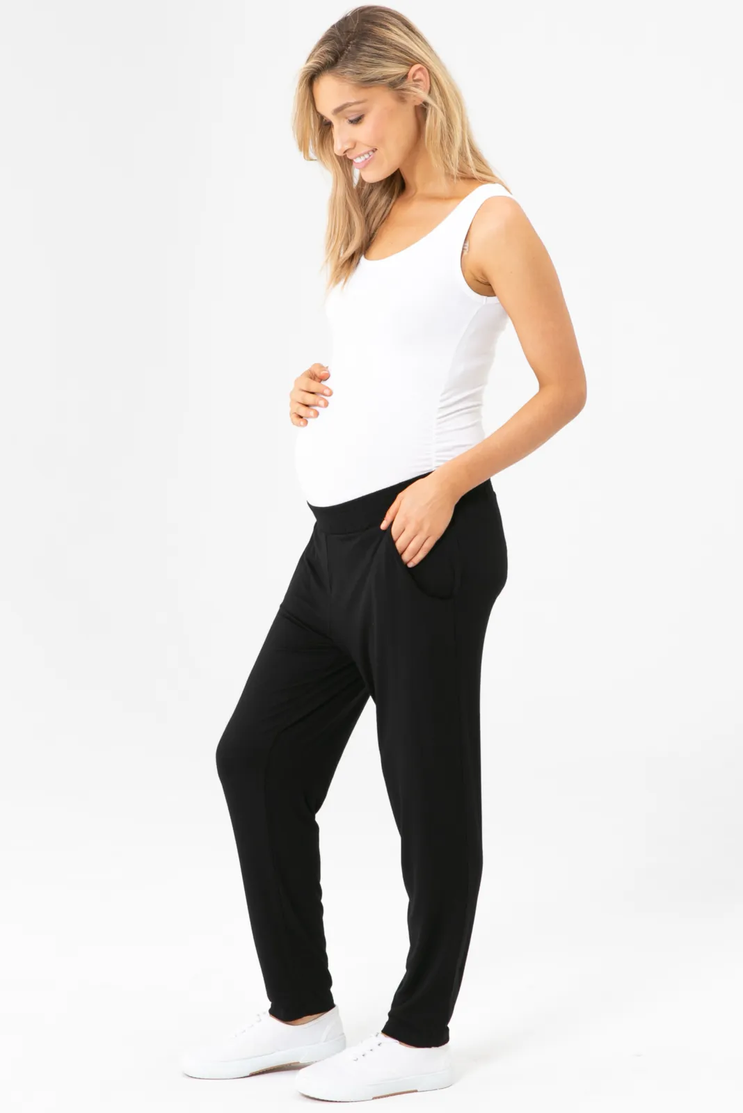 Peggy Bamboo Trouser - Black