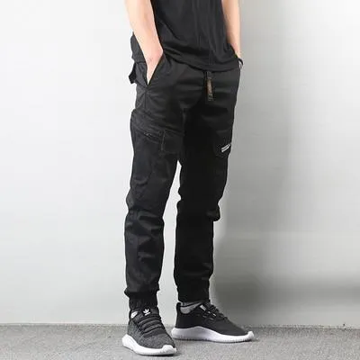 Men Cargo Pants, Drawstring