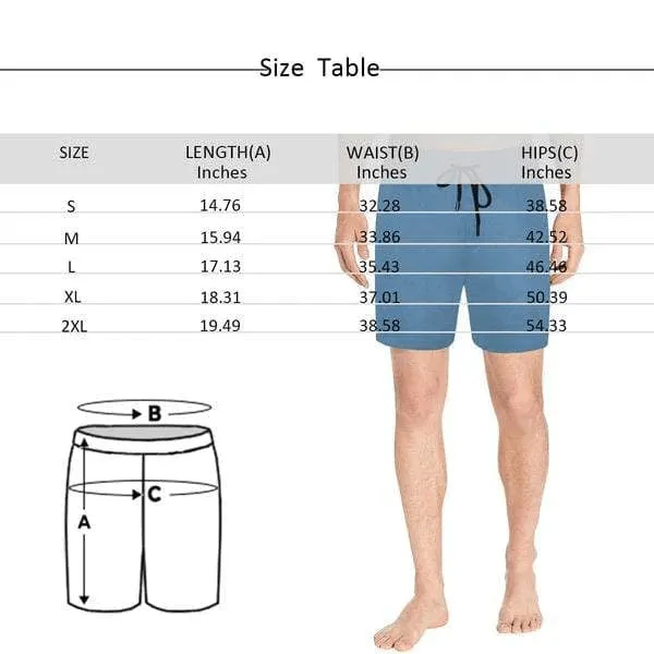 Custom Seamless Face Couple Matching Beach Wear Swimsuit Men's Swim Trunks Women's Cover up Beach Dress