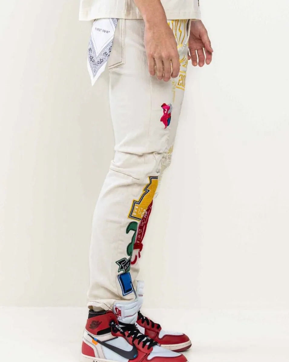 Art Dealer Graphic Slim Pants