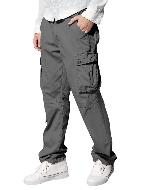 Casual Straight Loose Men Cargo Pants