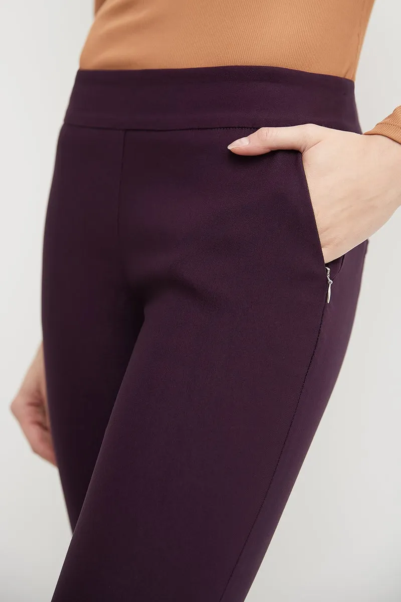 Pull-on skinny pants