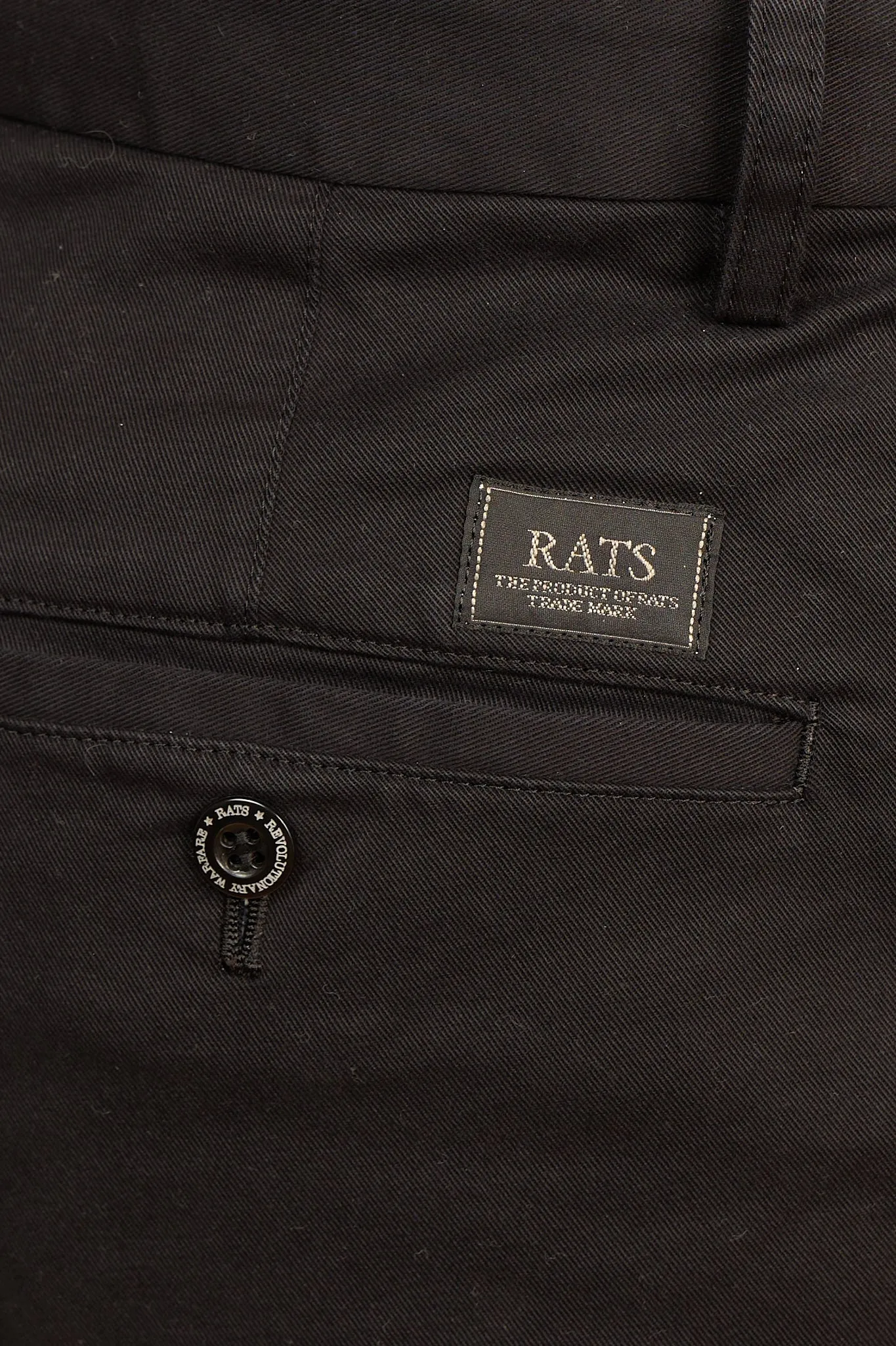 Rats Chino Pants - Black