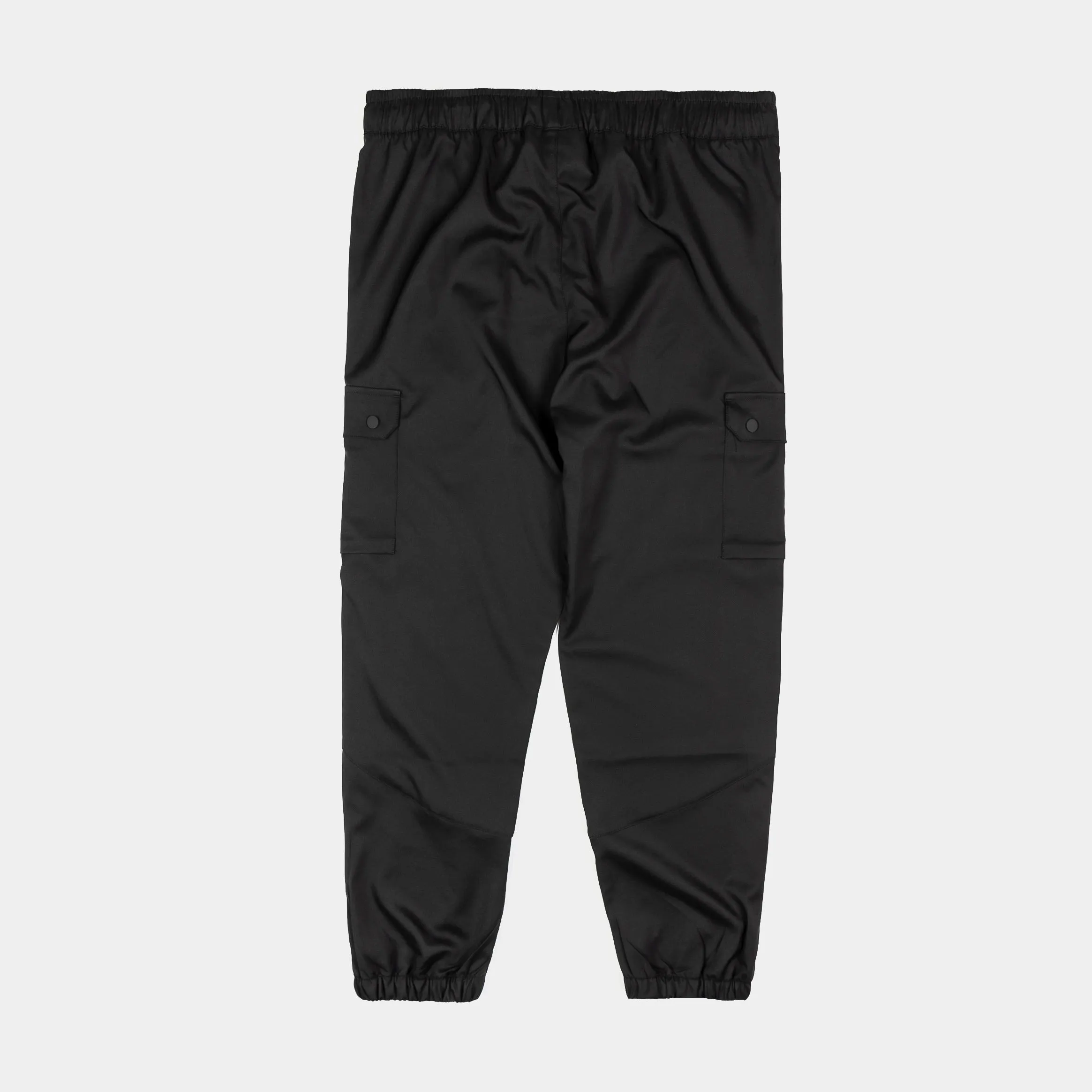 Woven Cargo Mens Pants (Black)