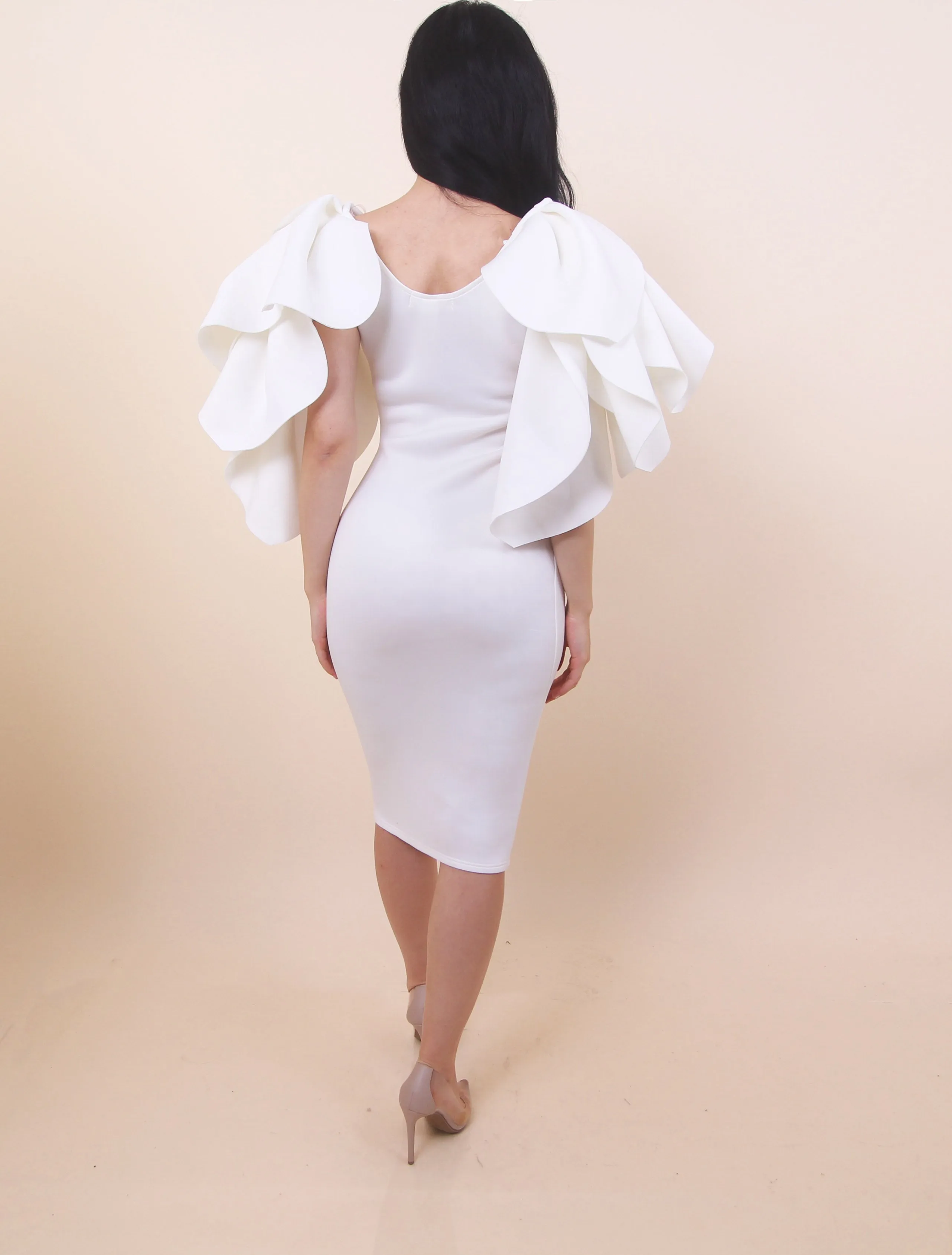 White Angel Wings Dress