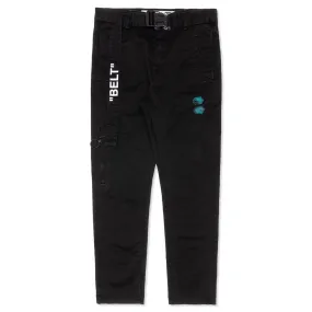 Slim Low Crotch Chino - Black/No Color