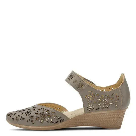 SPRING STEP Nougat Mary Jane ShoeS- Grey