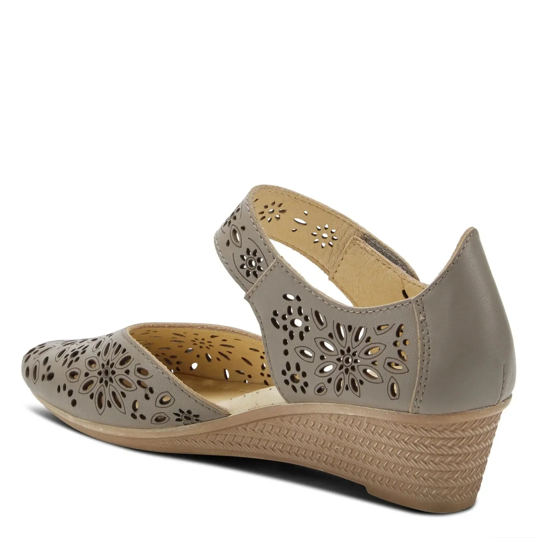 SPRING STEP Nougat Mary Jane ShoeS- Grey