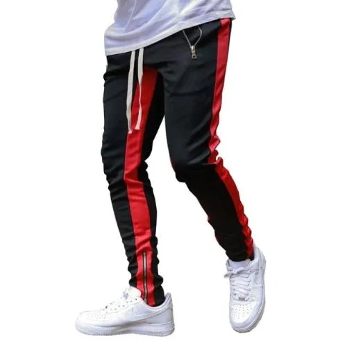 Bodybuilding Gyms Long Side Stripe Pants