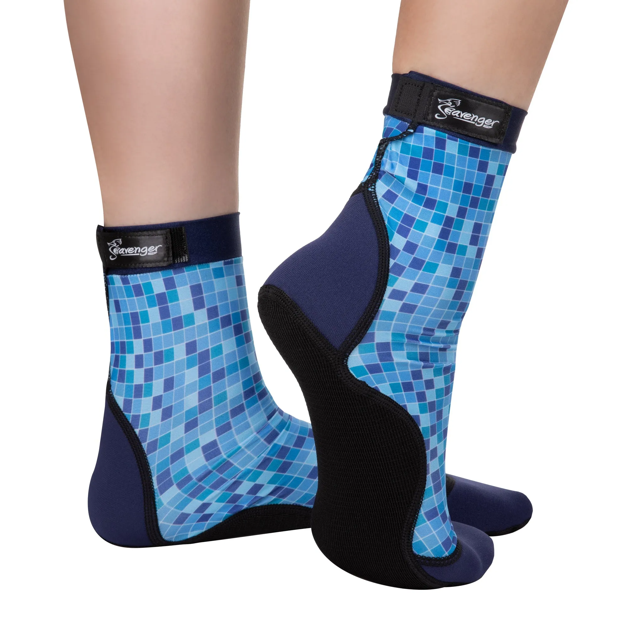 Tall SeaSnug Beach Socks - Mosaic