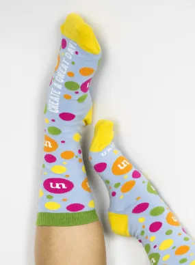 unlearn. Funky Polka Dots Socks