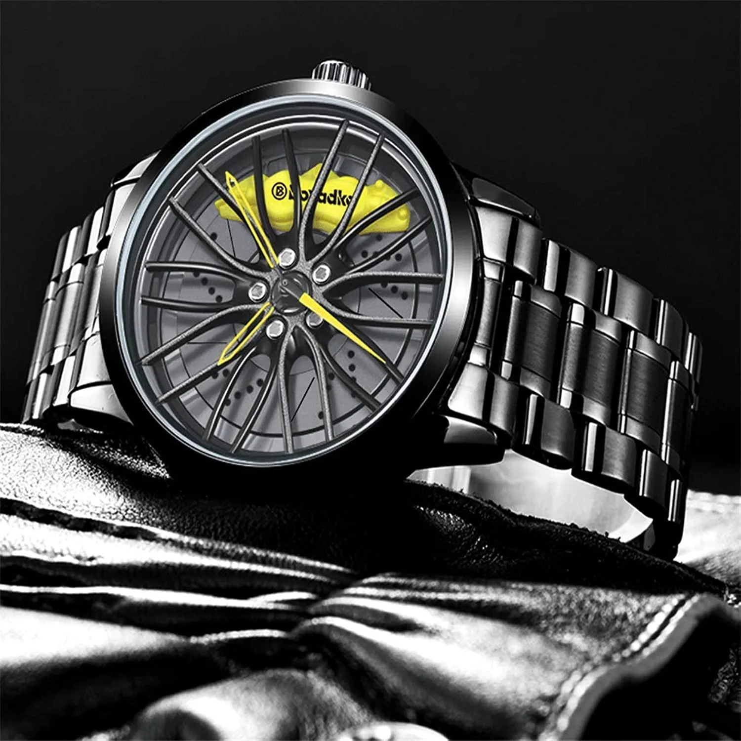 Racing Sport Car Wheel Rim Watch W3004